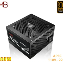 Fonte 600W 80 Plus Bronze APFC Ventilador 120mm Silencioso – ATX para PC GamerFonte 600W 80 Plus Bronze APFC Ventilador 120mm