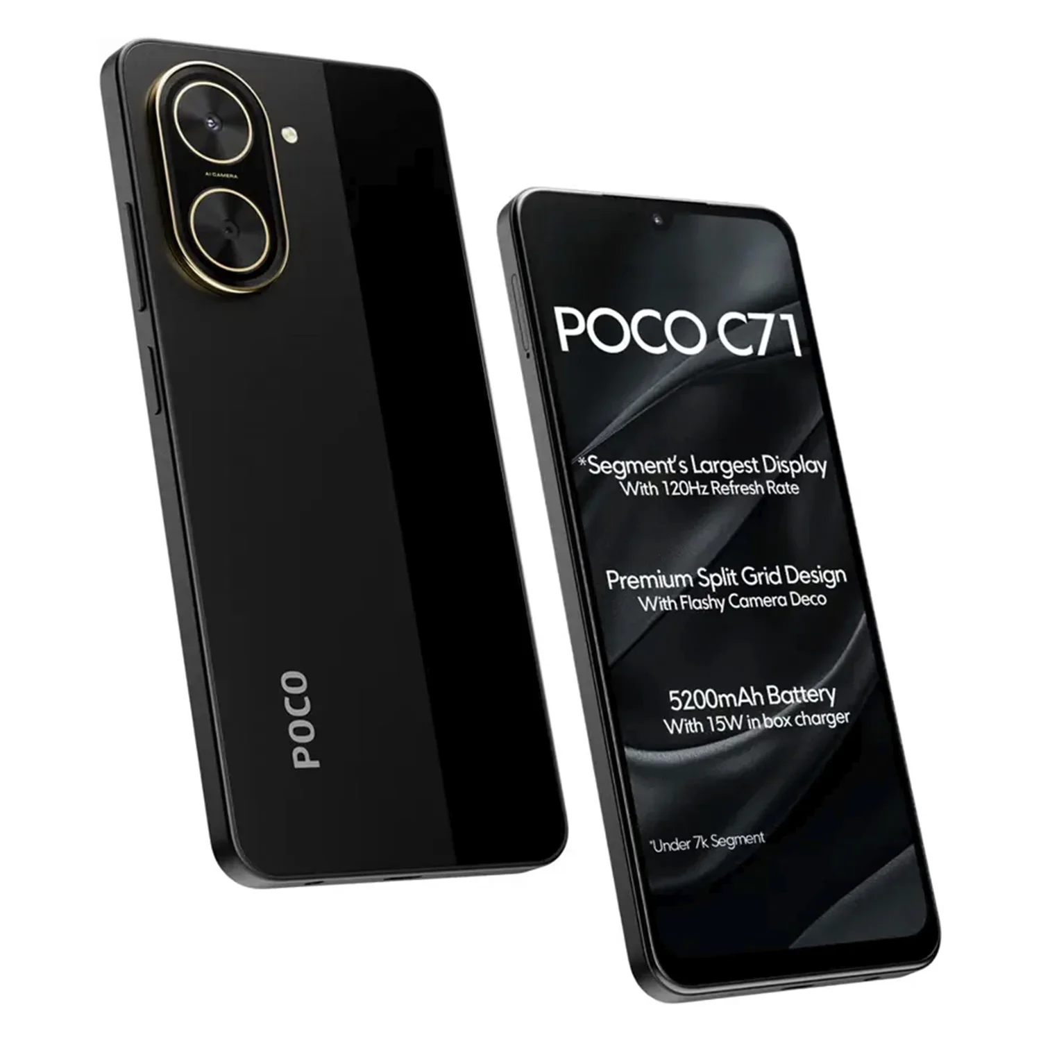 Xiaomi Poco C71 128GB 4GB RAM Tela 120Hz e Câmera 32MP Android 15 (Global)