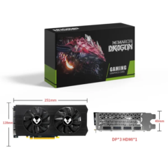 Placa de Vídeo Radeon RX 580 SOYO 8GB GDDR5 Dual Fan VR Ready na Caixa