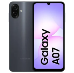 Samsung A07 Smartphone 128GB Preto 4GB RAM 6.7" Display