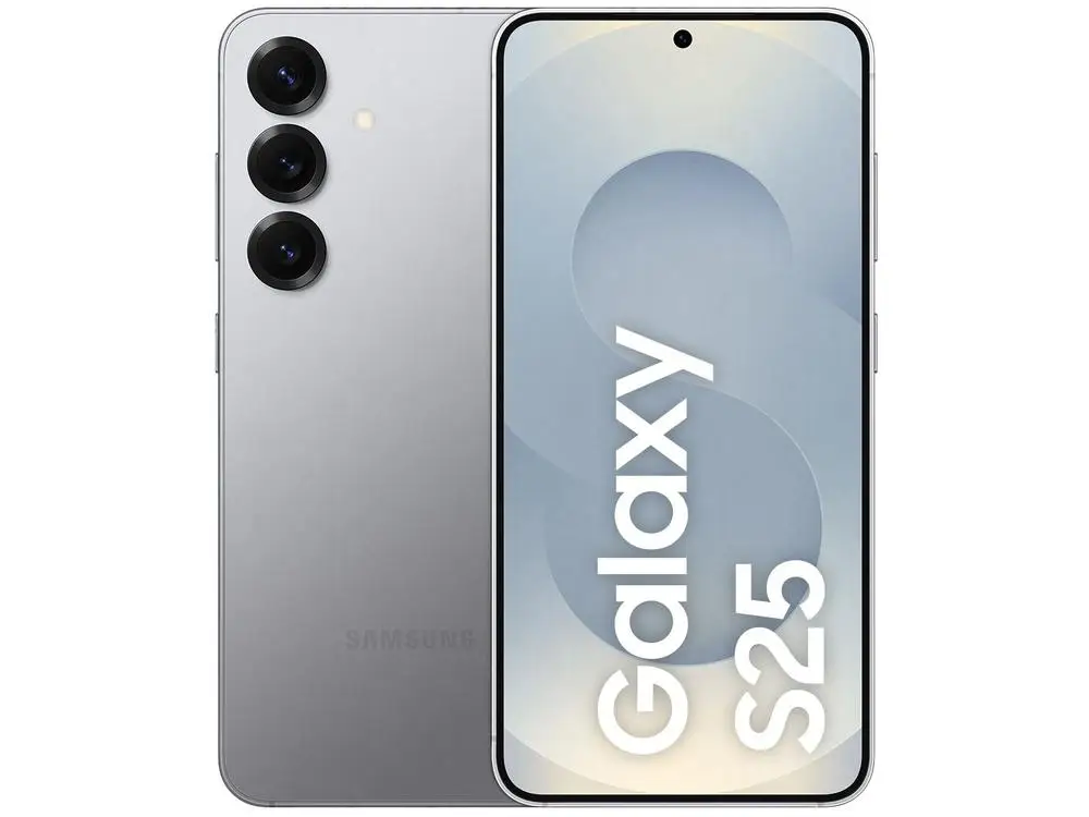 Smartphone Samsung Galaxy S25 5G 256GB 12GB RAM, Tela 6,2” AMOLED 120Hz e Câmera 50MP