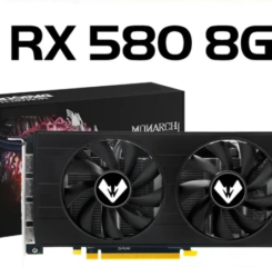 Placa de Vídeo Radeon RX 580 SOYO 8GB GDDR5 e sua Caixa