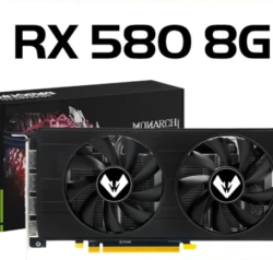 Placa de Vídeo Radeon RX 580 SOYO 8GB GDDR5 e sua Caixa