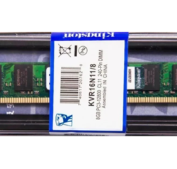 Memória Kingston ValueRAM 8GB DDR3 1600MHz na horizontal