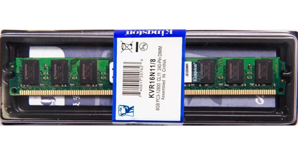 Memória Kingston ValueRAM 8GB DDR3 1600MHz CL11 UDIMM
