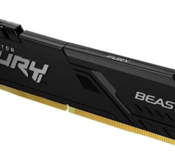 Memória Gamer Kingston Fury Beast 8GB DDR4 vista traseira