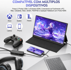 Monitor Gamer Portátil 15.6