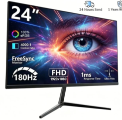 Monitor Gamer 24 Polegadas 180Hz Full HD IPS LED