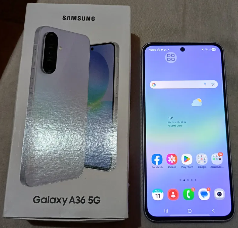 Smartphone Samsung Galaxy A36 5g Câmera Tripla De Até 50mp Selfie De 12mp Super Amoled 6.7