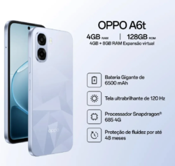 Início 107 Smartphone OPPO A6t 128gb, 12gb Ram