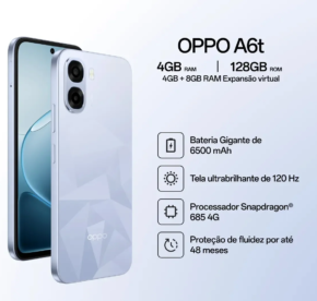 Smartphone OPPO A6t 128gb, 12gb Ram detalhes dele